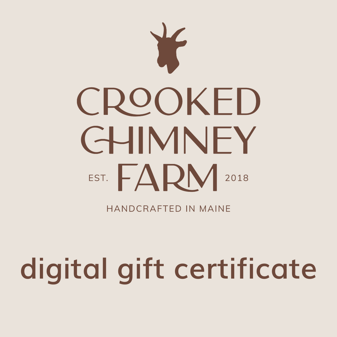 crooked chimney farm digital gift certificate