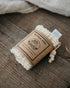 soap saver pouch with wrap around label.
